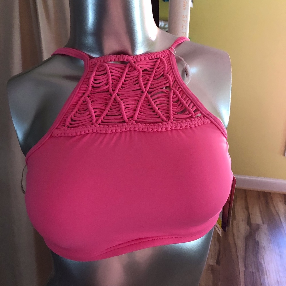 NWT Coco Rave Halter Swim Top